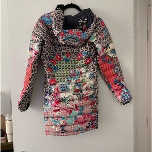 Johnny Was quilted winter coat. Fully reversible! Like new!